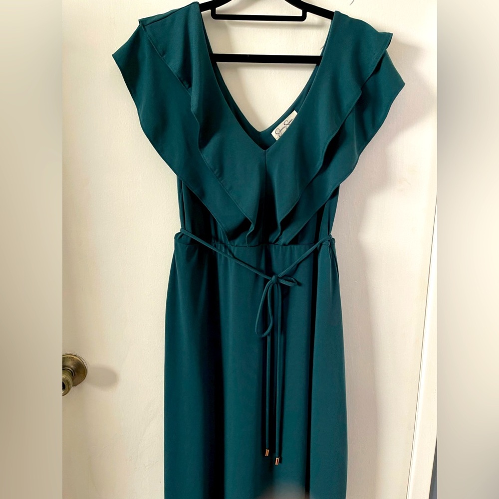Jessica Simpson emerald maternity dress